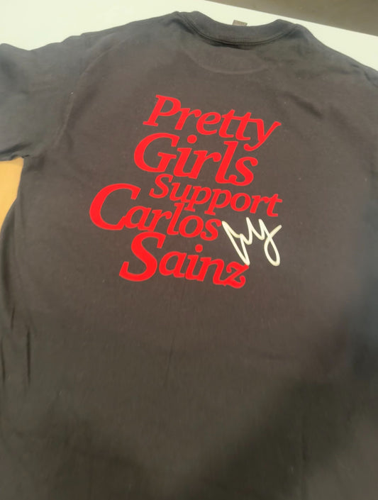 Pretty Girls Support Carlos Sainz T-Shirt